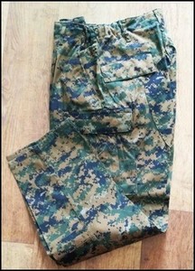 미해병대 우드마펫 프로그 미군 전투복 바지-오리지널